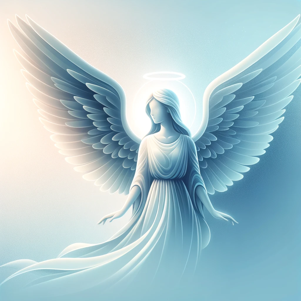 Illustration of an angel representing angel investors and financing options for startups.