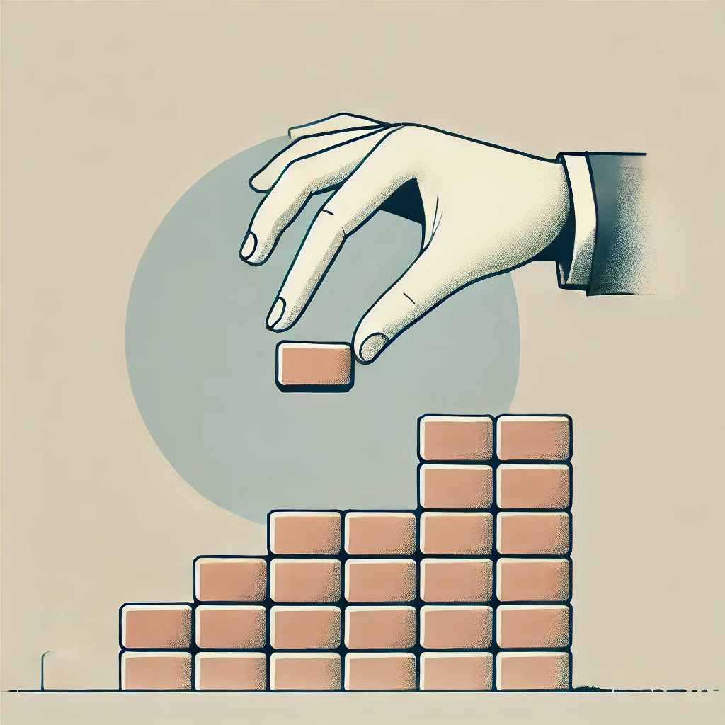 A hand carefully holding a glowing seedling, symbolizing steady wealth growth and financial stability.